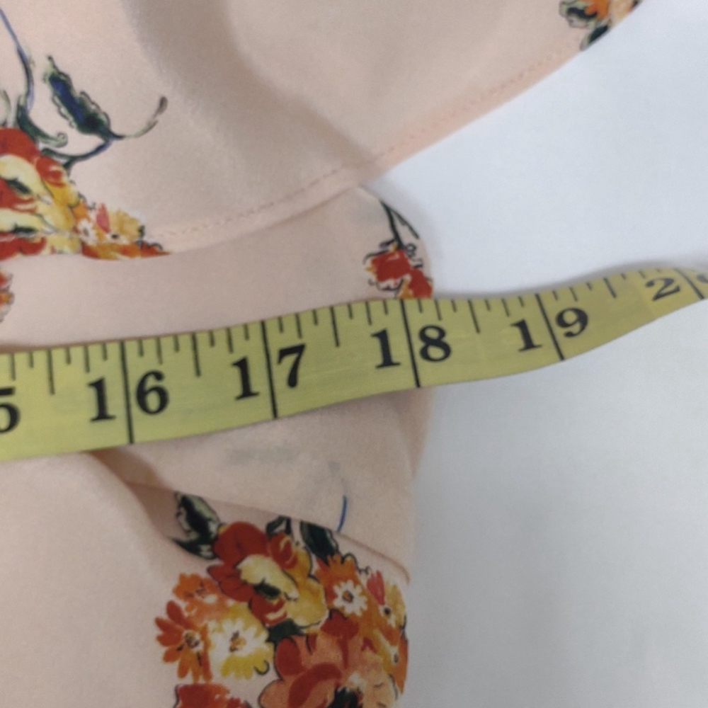 JNSQ Armelle Pale Peach Silk Off-Shoulder Dress Size 6 NWT - Picture 6 of 9